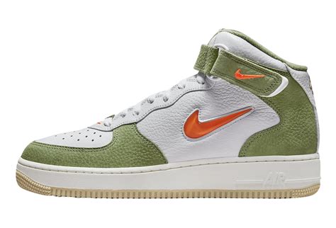 nike air force heren olijf groen|oil green orange air force 1.